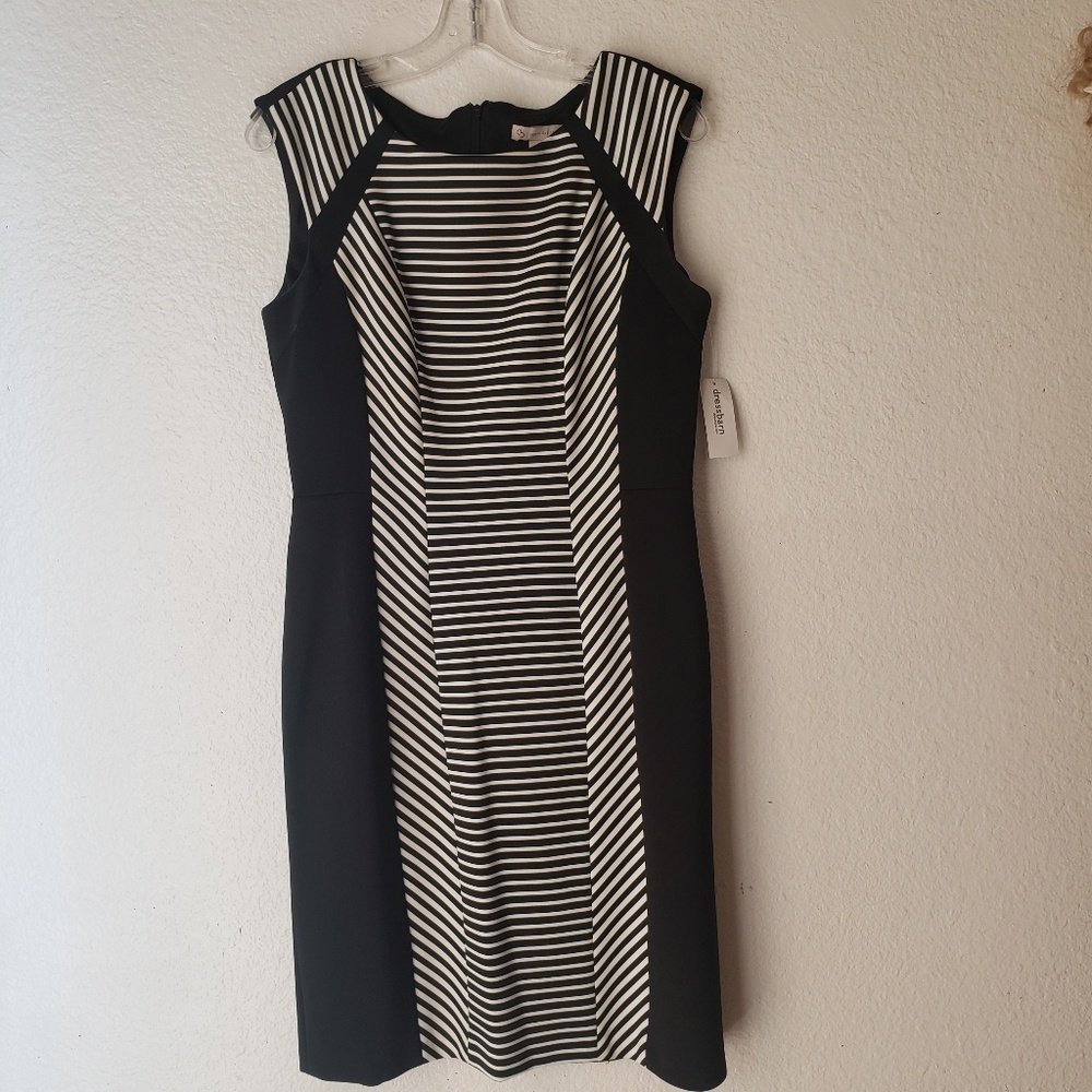 Black and white dress Dress Barn